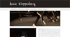 Desktop Screenshot of anniekloppenberg.com